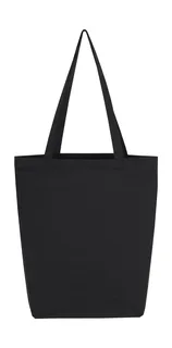 SG Accessories Baby canvas tas met lange hengsels en zijvouw in Black, voorkant