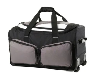 Shugon Detroit wheeled travel bag in Grey/Black, voorkant