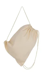 SG Accessories Rugzakje met koord van baby canvas in Natural, voorkant