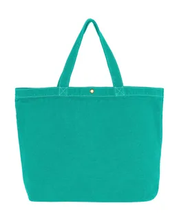 SG Accessories Large Canvas Shopper in Seafoam, voorkant