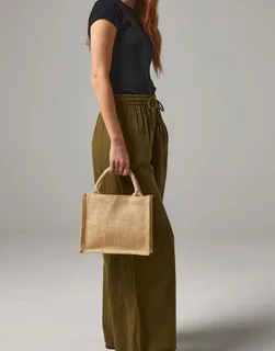 Westford Mill Glanzend jute mini cadeauzakje – foto 2
