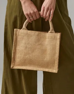 Westford Mill Glanzend jute mini cadeauzakje – foto 1