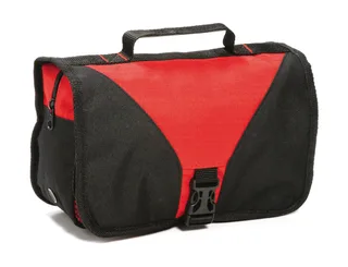 Shugon Bristol toiletry bag in Red/Black, voorkant
