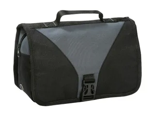 Shugon Bristol toiletry bag in Dark Grey/Black, voorkant