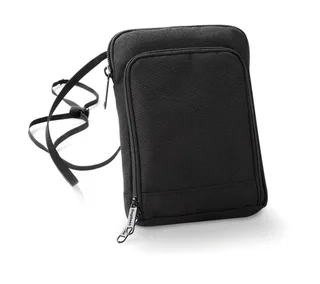 Bagbase Travel Wallet in Black, voorkant