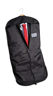 Quadra Garment bag in Black, voorkant
