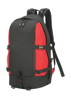 Shugon Gran Paradiso wandelrugzak in Black/Red, voorkant