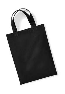 Westford Mill Katoenen Party Bag for Life in Black, voorkant