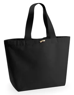 Westford Mill EarthAware™ Organic Marina Tote XL in Black, voorkant