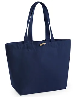 Westford Mill EarthAware™ Organic Marina Tote in French Navy, voorkant
