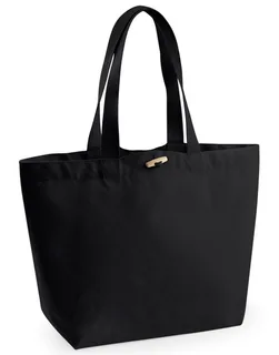 Westford Mill EarthAware™ Organic Marina Tote in Black, voorkant