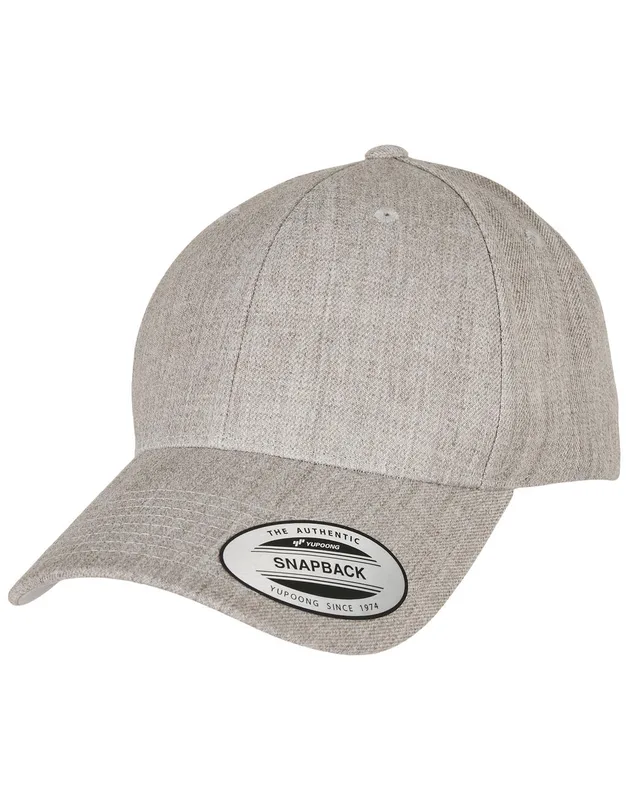 Flexfit Premium snapback met gebogen klep