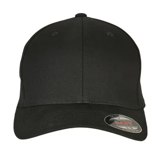 Flexfit V-Flexfit® pet van katoenen twill in Black, voorkant