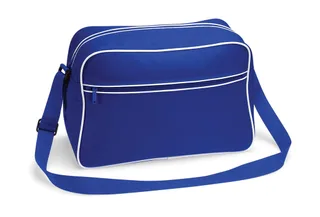 Bagbase Retro schoudertas in Bright Royal/White, voorkant