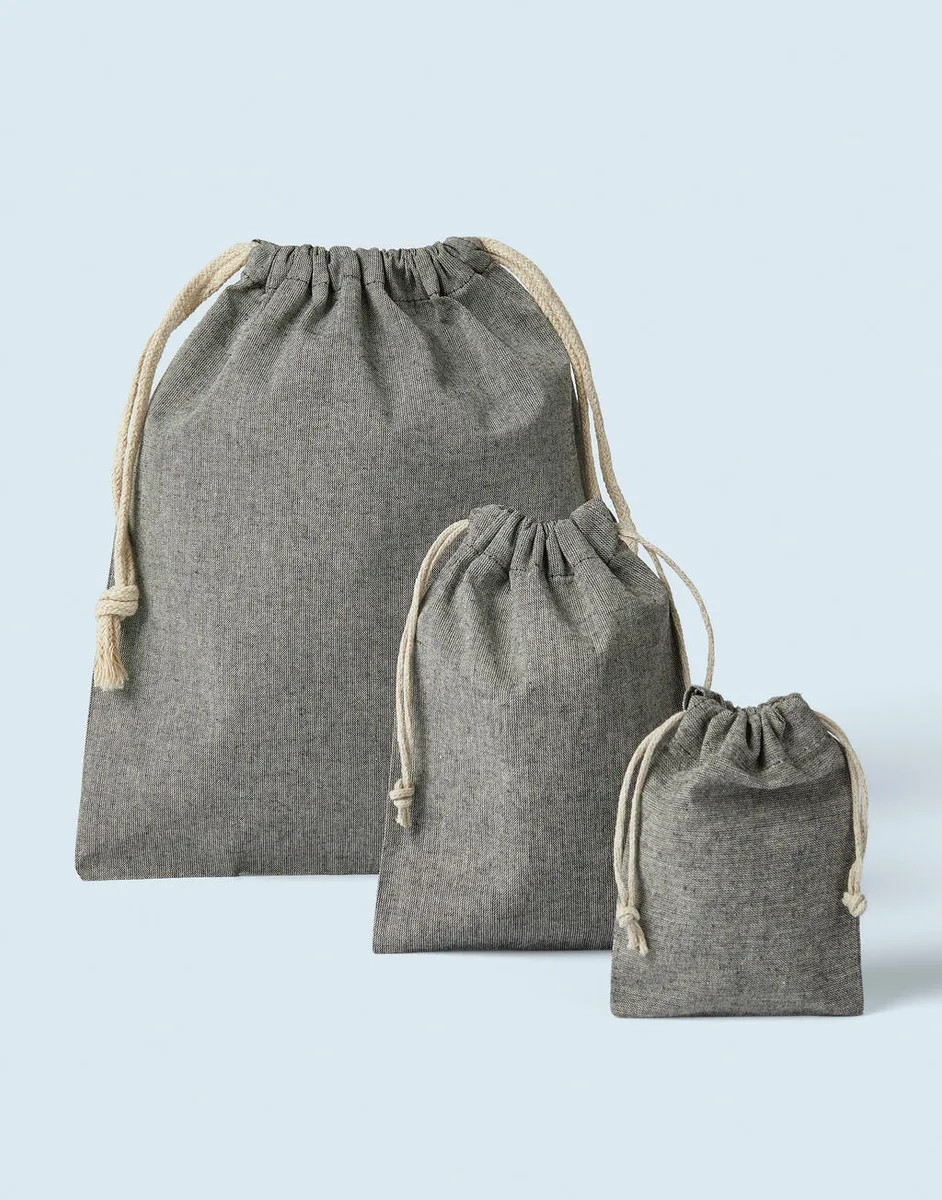SG Accessories Recycled cotton and polyester stuff bag – te bedrukken met jouw logo of tekst