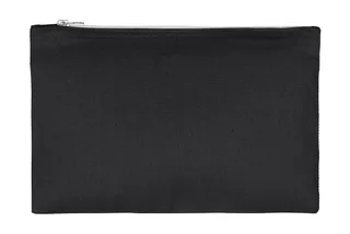 SG Accessories Canvas Accessory Pouch in Black, voorkant