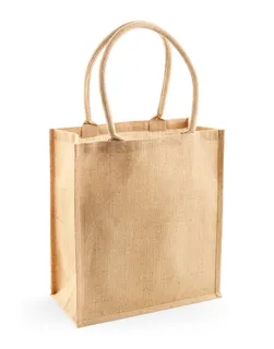 Westford Mill Jute Boutique Shopper in Natural, voorkant