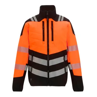 Regatta Professional X-Pro hi-vis hybride jack in Black/Orange, voorkant