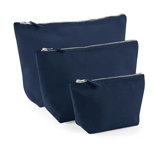 Westford Mill Canvas accessory bag in Navy, voorkant