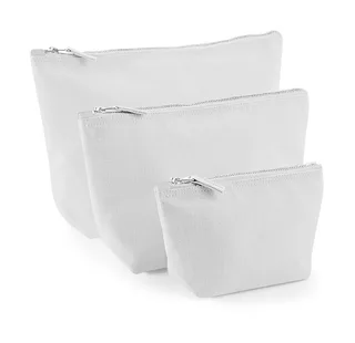 Westford Mill Canvas accessory bag in Light Grey, voorkant