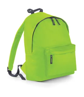 Bagbase Kinderrugzak in Lime/Graphite Grey, voorkant