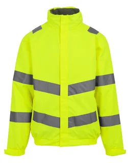 Regatta Professional Pro hi-vis Dover jack in Yellow, voorkant