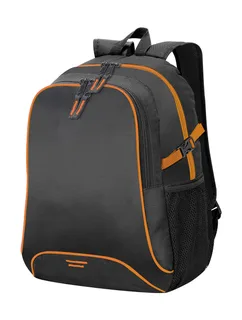 Shugon Osaka basisrugzak in Black/Orange, voorkant