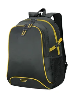 Shugon Osaka basisrugzak in Black/Yellow, voorkant