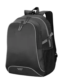 Shugon Osaka basisrugzak in Black/Light Grey, voorkant