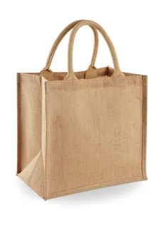 Westford Mill Jute Midi Tote in Natural, voorkant