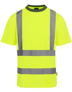 Regatta Professional Pro hi-vis T-shirt in Yellow, voorkant