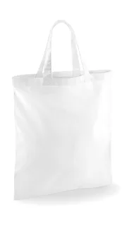 Westford Mill Bag for Life with short handles in White, voorkant