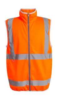 Regatta Professional Pro hi-vis full-zip bodywarmer in Orange, voorkant
