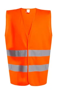 Regatta Professional Essential Hi-Vis Easy Print Vest in Orange, voorkant