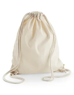 Westford Mill EarthAware™ Organic Gymsac in Natural, voorkant