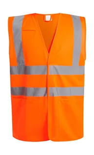 Regatta Professional Pro Hi-Vis Supervisor Vest in Orange, voorkant