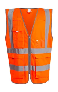 Regatta Professional Pro Hi-Vis Executive Vest in Orange, voorkant