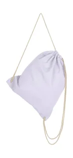 SG Accessories Rugzakje met koord van biologisch katoen in Snowwhite, voorkant