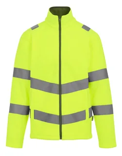 Regatta Professional Pro Hi-Vis Thor Fleece in Yellow, voorkant