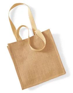 Westford Mill Jute compact tote in Natural, voorkant