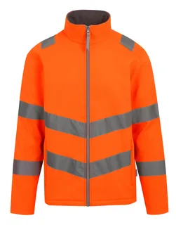 Regatta Professional Pro Hi-Vis Ablaze Softshell in Orange, voorkant