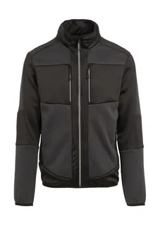 Regatta Professional E-Volve stretch hybrid midlayer jacket in Ash/Black, voorkant