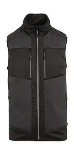Regatta Professional E-Volve Stretch Hybrid Midlayer Bodywarmer in Ash/Black, voorkant