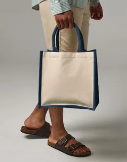 Westford Mill Bedrukbare jute tas, midi – foto 1
