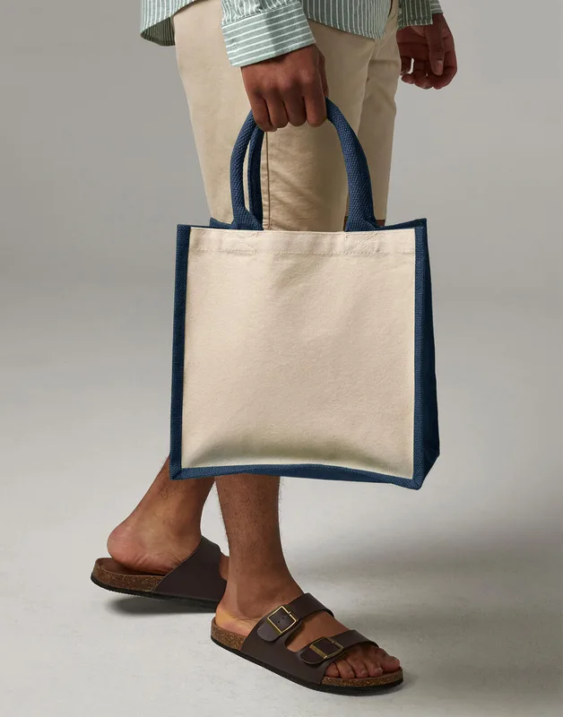 Westford Mill Bedrukbare jute tas, midi