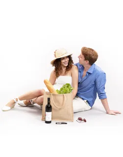 Shugon Chennai jute shopper met korte hengsels – foto 3