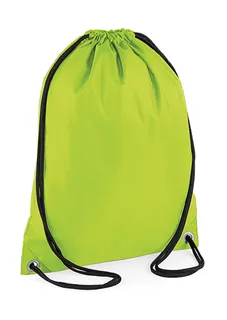 Bagbase Budget Gymsac in Lime Green, voorkant