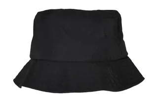 Flexfit Waterafstotende vissershoed in Black, voorkant