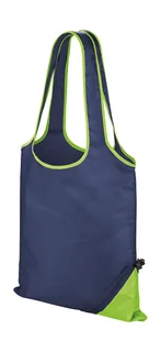 Result Core HDI compacte shopper in Navy/Lime, voorkant