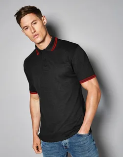 Kustom Kit Classic Fit Tipped Collar Polo – foto 1